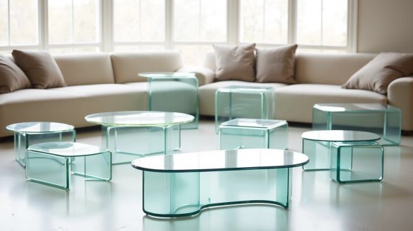 Explorez 10 tables basses en verre pour un style raffiné