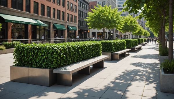 Feuillage artificiel pour mobilier urbain : plus qu’un effet de mode ?