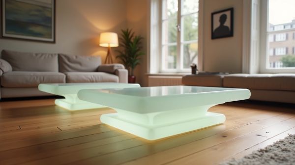 Sublimez votre espace avec des tables basses en verre élégantes